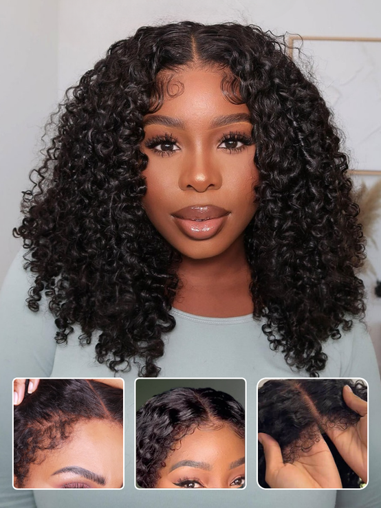 V Shape Glueless Wig Body Wave Put on and Go WIG